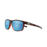 Sunglasses Suncloud Respek Matte Tortoise - Polarized Aqua Mirror - Genetik Sport